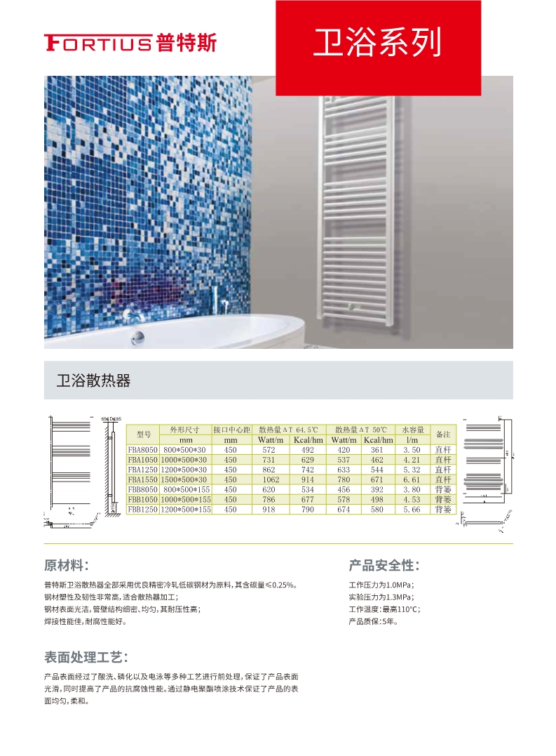 德国普特斯钢制暖气片 德国普特斯钢制暖气片