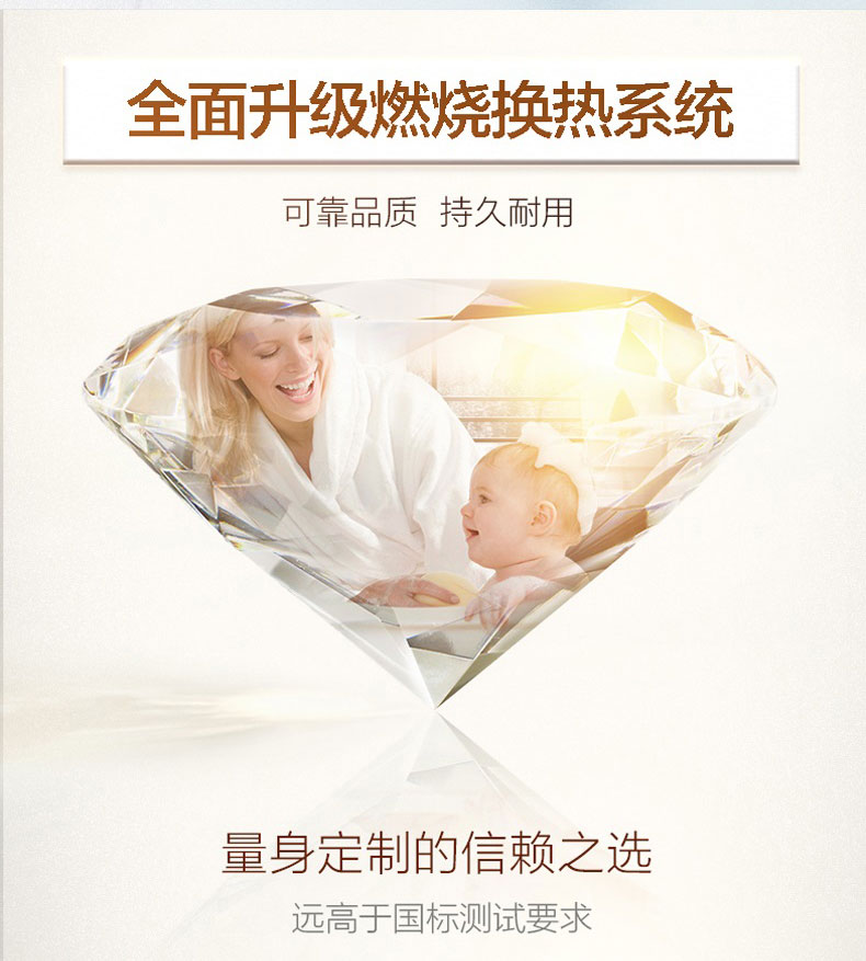 A.O.史密斯热源系统L1PB-V3型号燃气采暖/热水两用炉